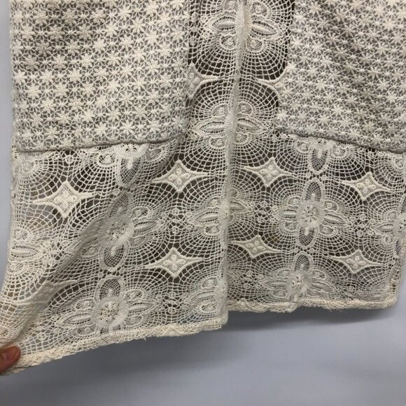 DAY Birger et Mikkelsen Cream Geometric Crochet lined Dress size 36 - Picture 8 of 16